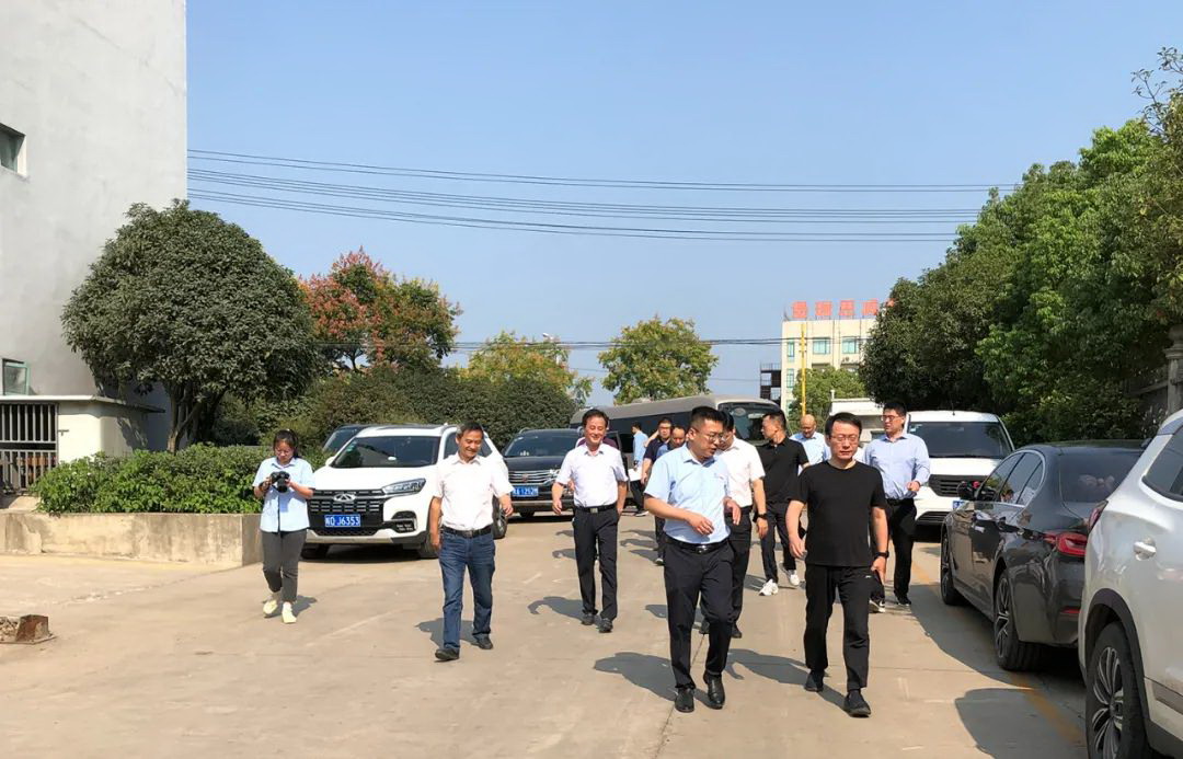 Nhiệt liệt chào mừng Chen Wei, Bí thư Huyện ủy Feixi, đến thăm Công ty TNHH Công nghệ Thông minh An Huy Yufeng để điều tra